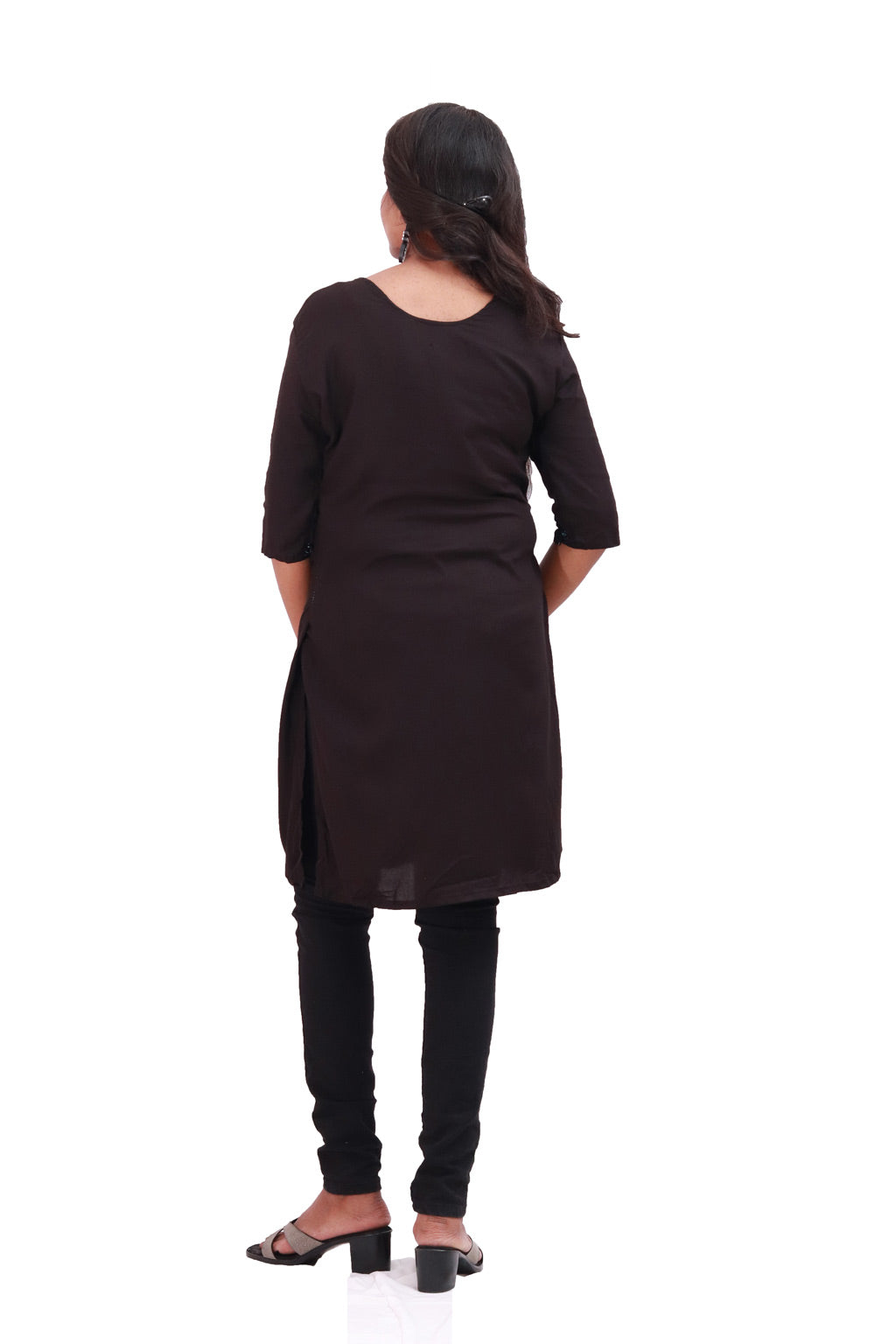 Black Embroidered Kurti