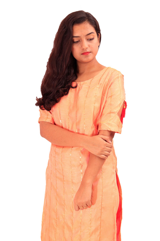 Kurti with Sequin Fabric