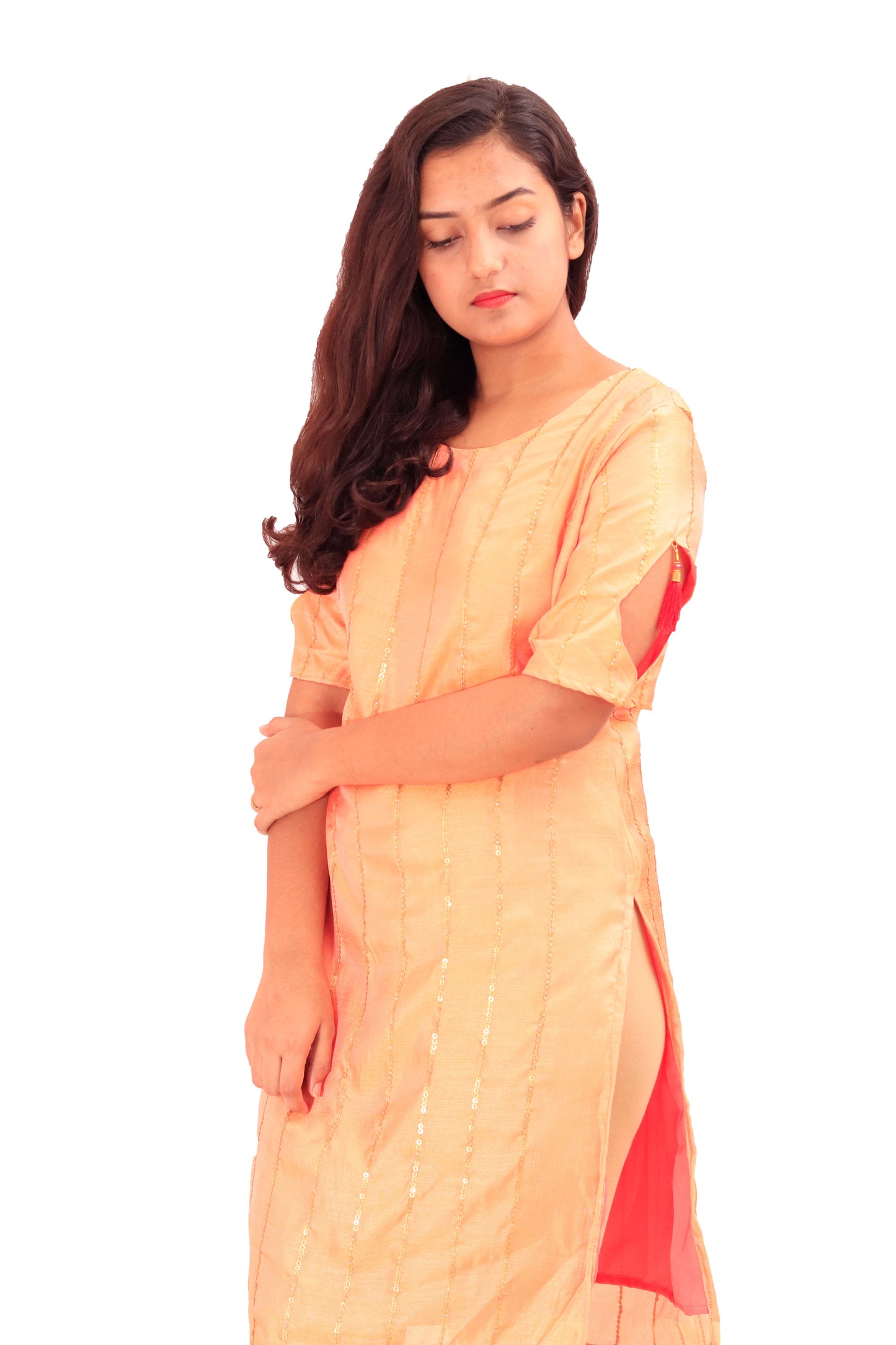 Kurti with Sequin Fabric