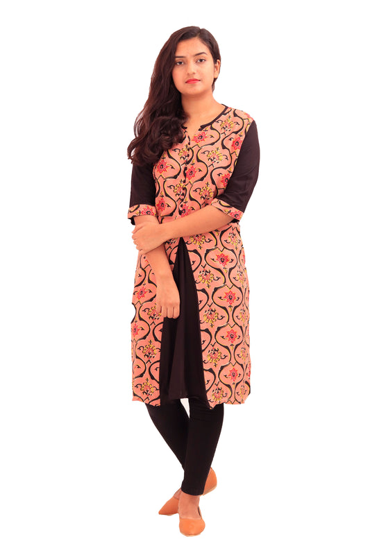 Cotton Kurti with Floral print